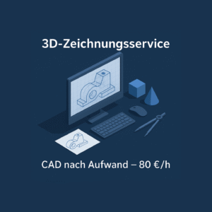 3D-Zeichnungsservice (15min)