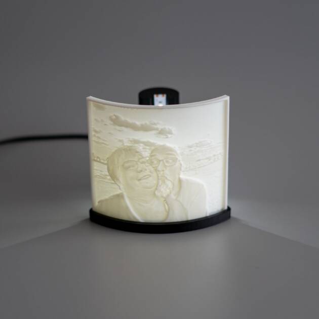 Lithophane - Halbrund